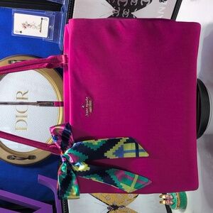 Kate Spade NY Classic Phoebe Nylon Tote, Pink Nylon W/ Leather Handles - NEW!